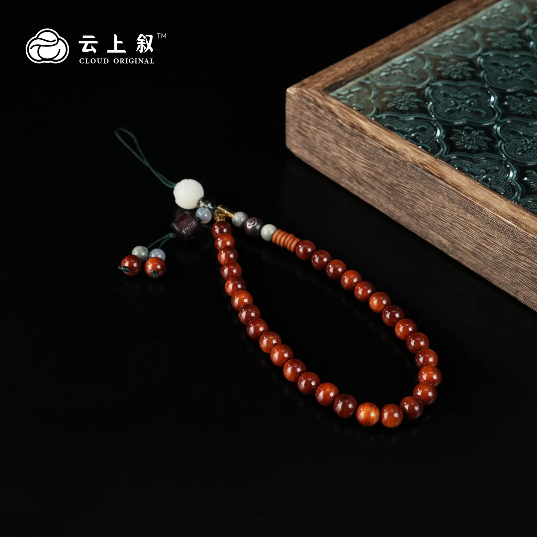 【云上叙】3 QJD11400005 崖柏手机挂件-多样性发其一
