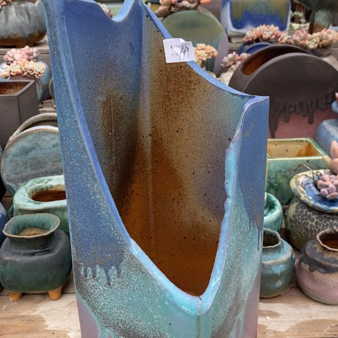 粗砂花盆1987盆新中式204