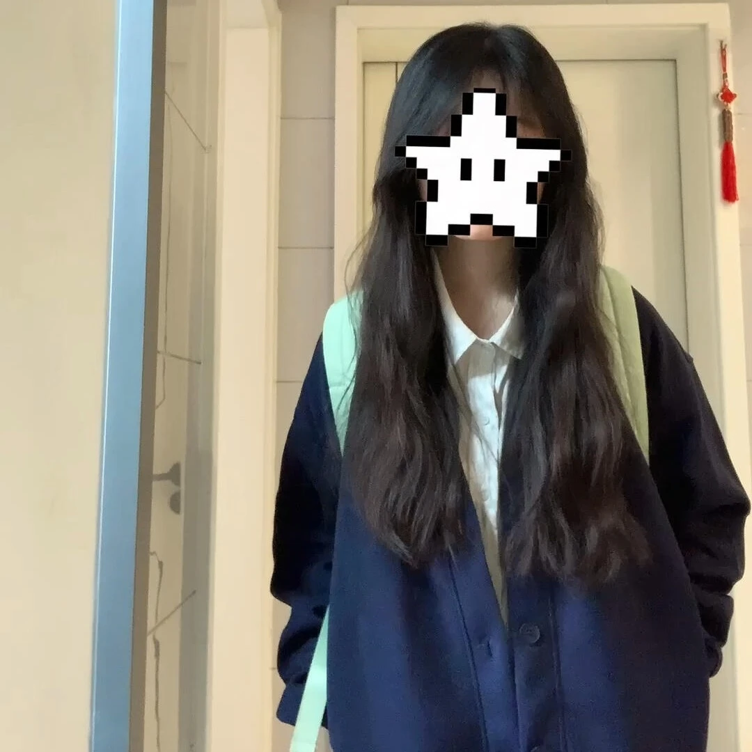 小宅女 慵懒风藏青色卫衣开衫女款2025新款早秋宽松无帽上衣外套