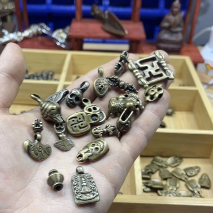 藏传小元素19个手工翻砂