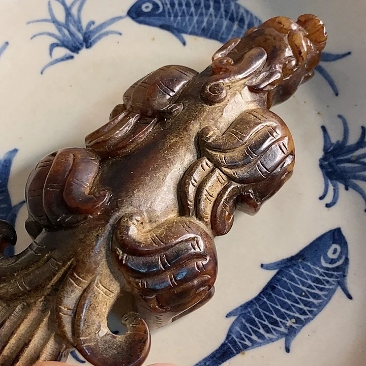 摆件赏**茗新号开播瓷器一个