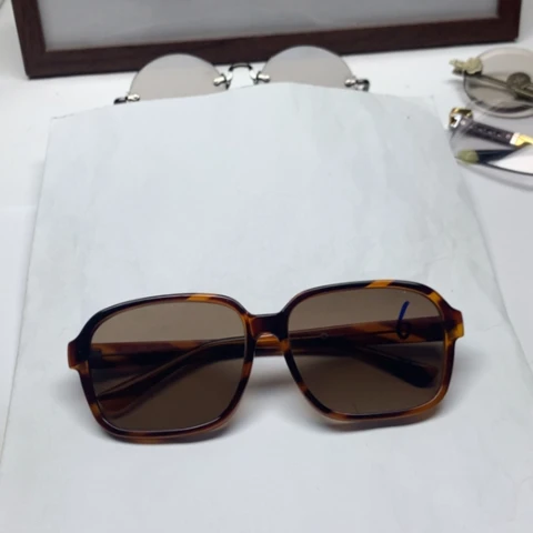 分体式方圆款天然水晶石头眼镜