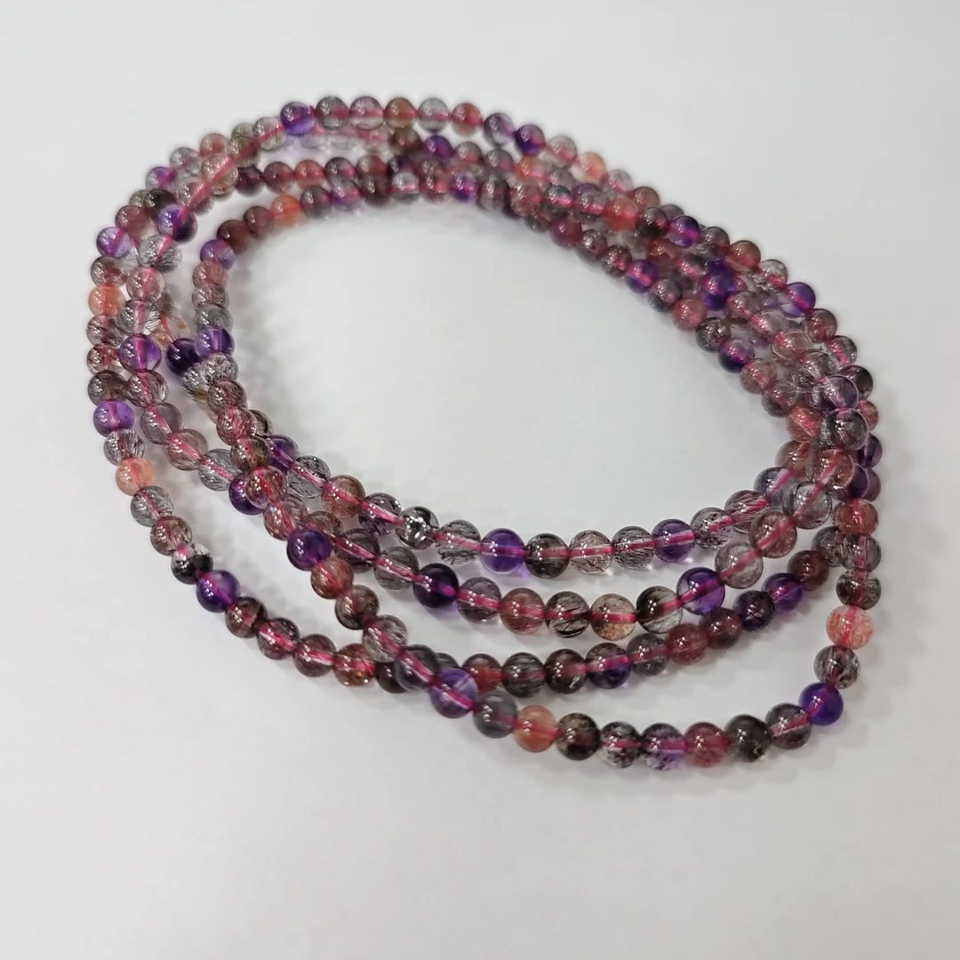 【书记甄选】天然超七三圈手链 多样性发一件 约5mm 3033XC