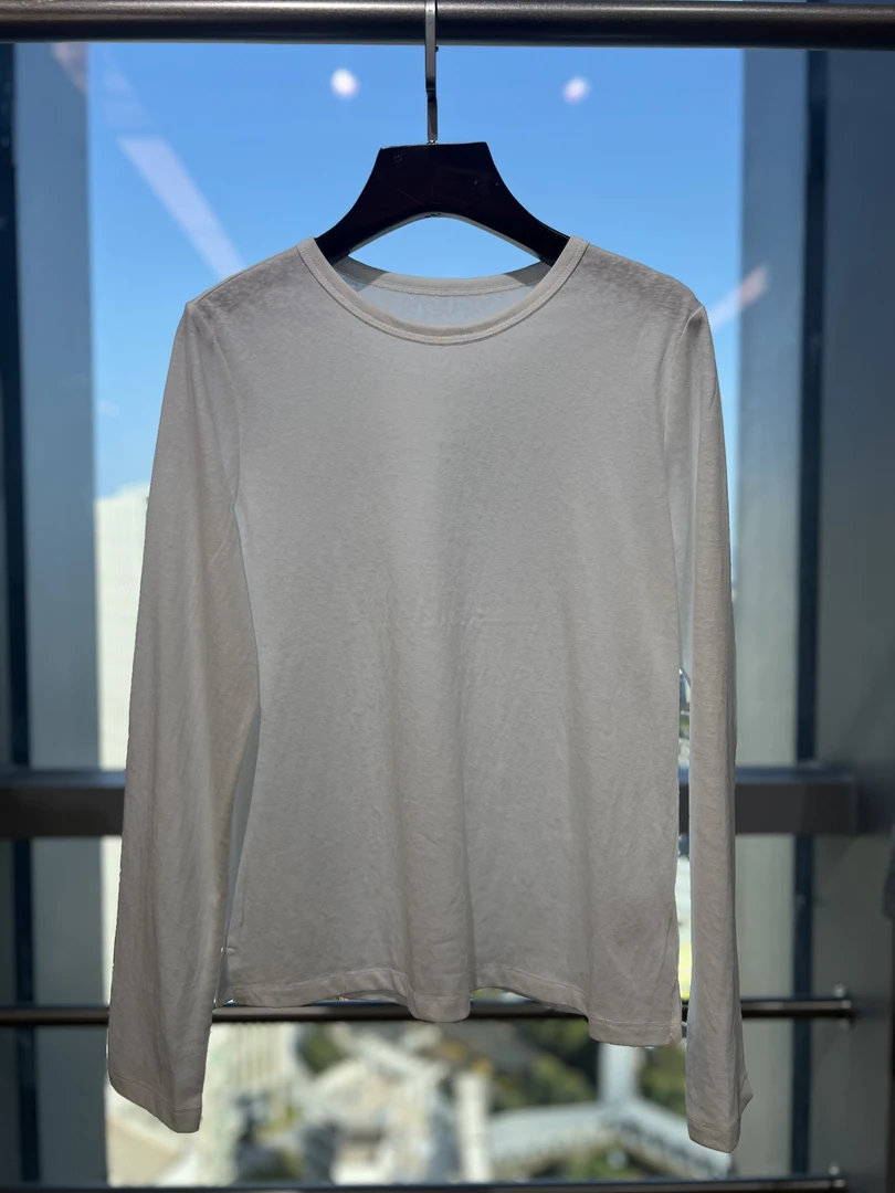 【珍衣社】2025春夏必备单品圆领百搭长袖T   695A51129