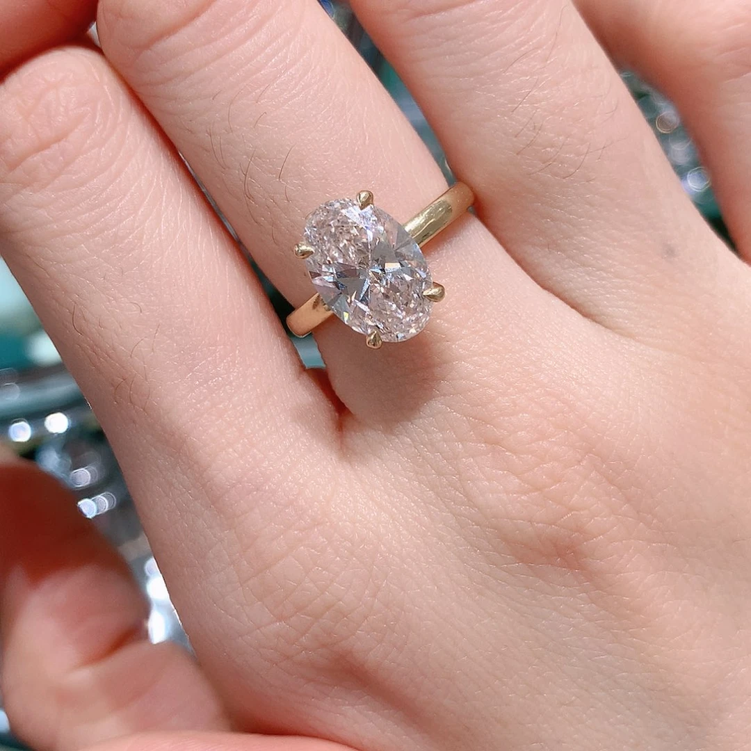 实验室培育钻石18K金镶嵌K*a13