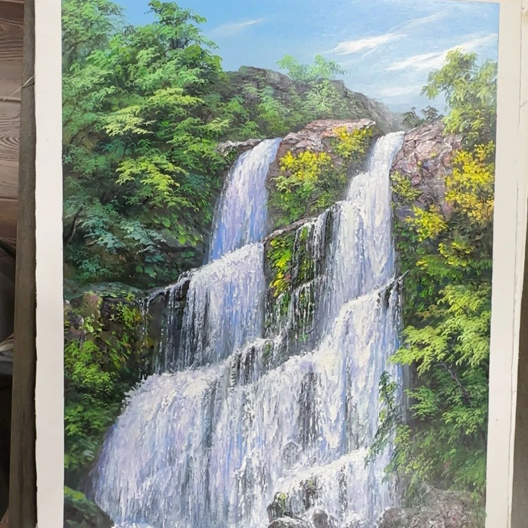 油画加油加油努力加油加油