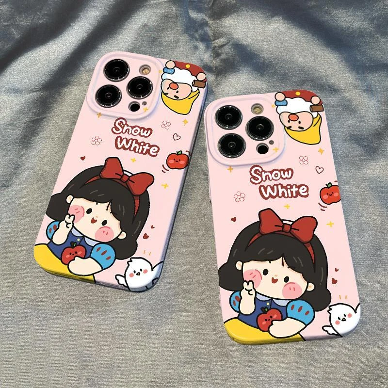 菲林软壳防摔粉底公主适用苹果16华为reno13小米15vivox200 1加