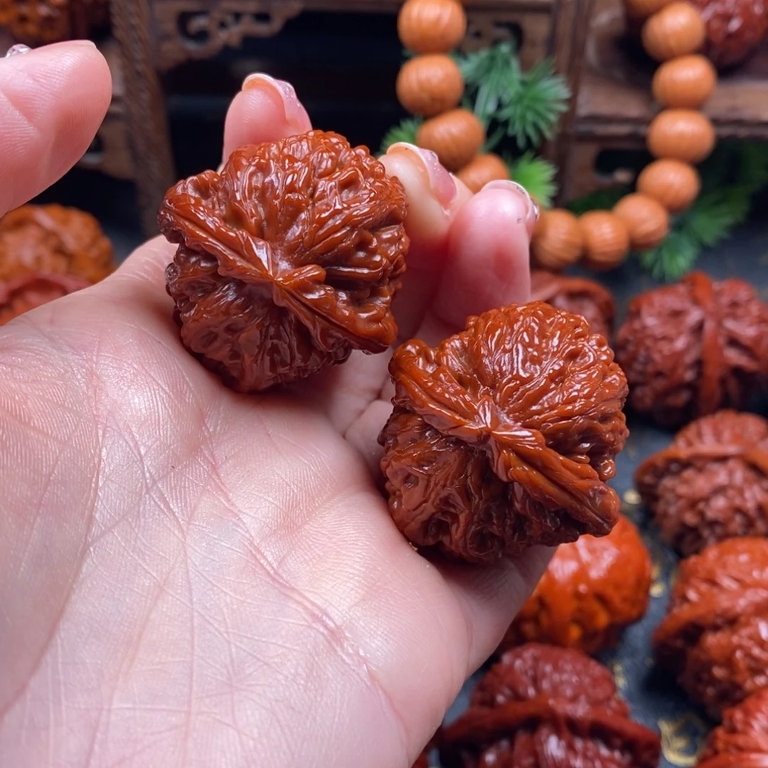 吊坠文玩核桃白狮子a22号