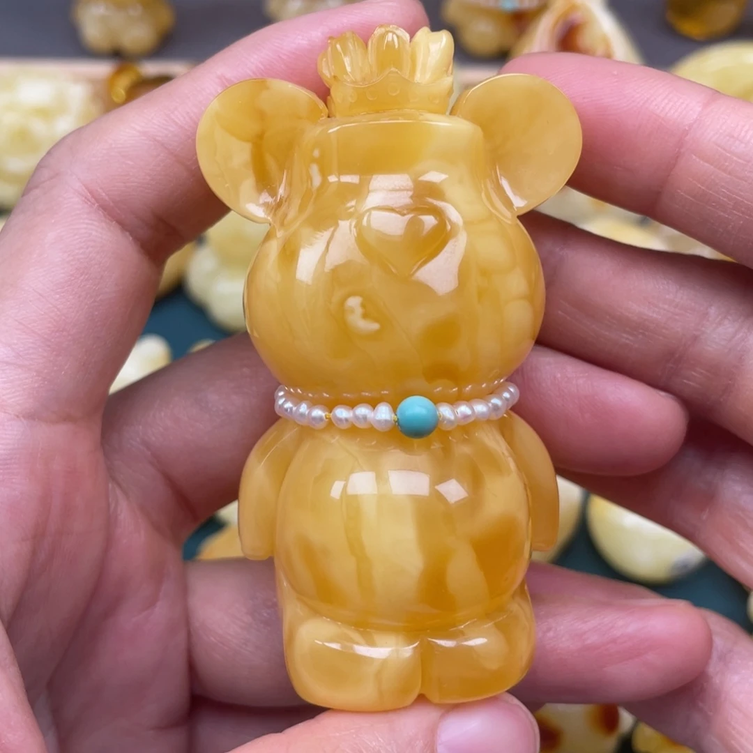 未镶嵌琥珀裸石蜜蜡