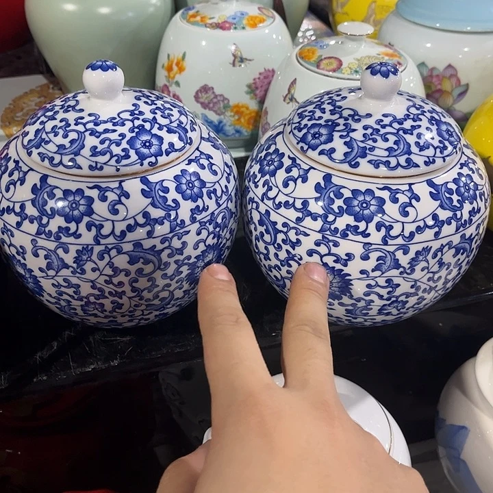 罐润鹏陶瓷精选高端陶瓷茶叶罐