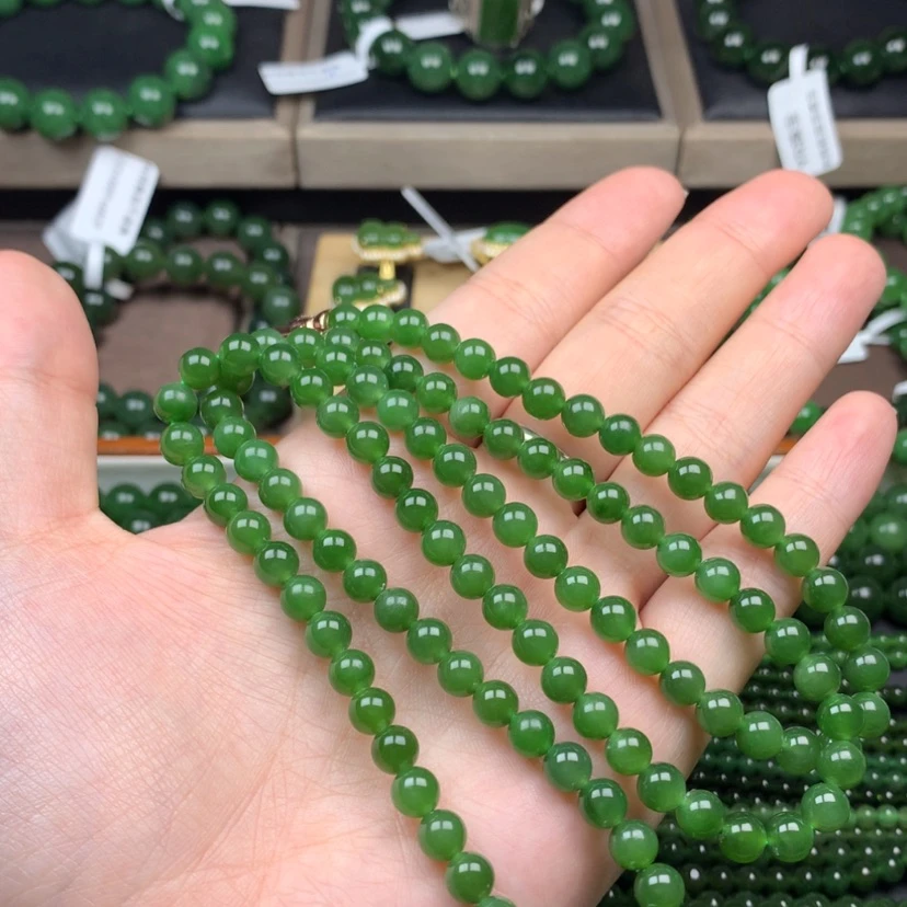 【闪购商品】和田玉（碧玉）未镶嵌颈饰6m