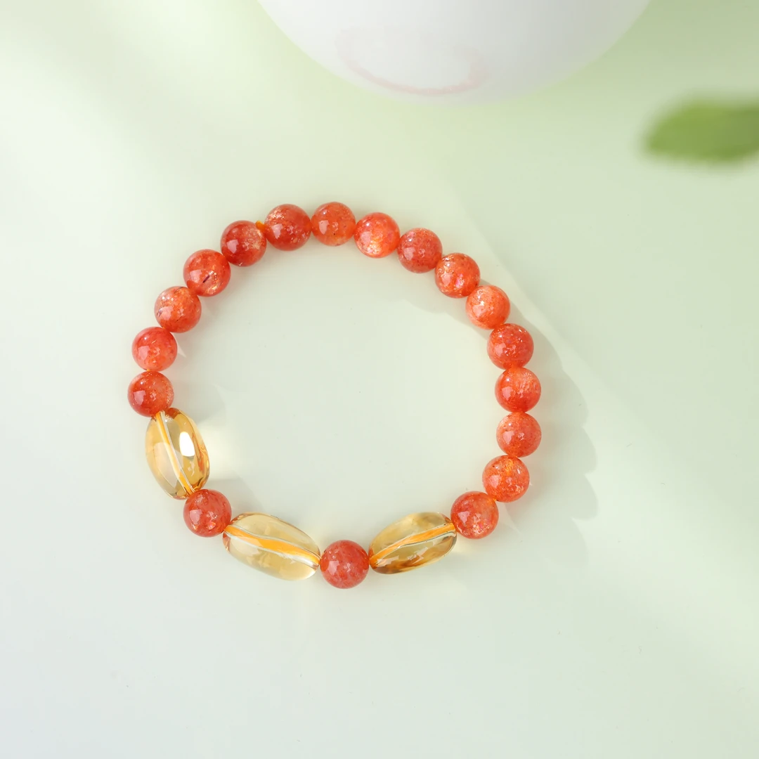 【央博玉】黄水晶金太阳手链-YB93820582-多样性发一|BSJ3