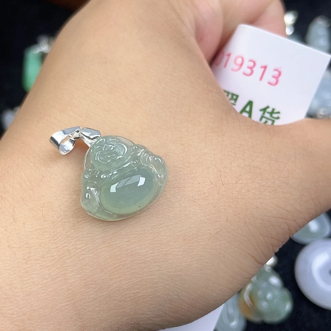 翡翠未镶嵌颈饰天然