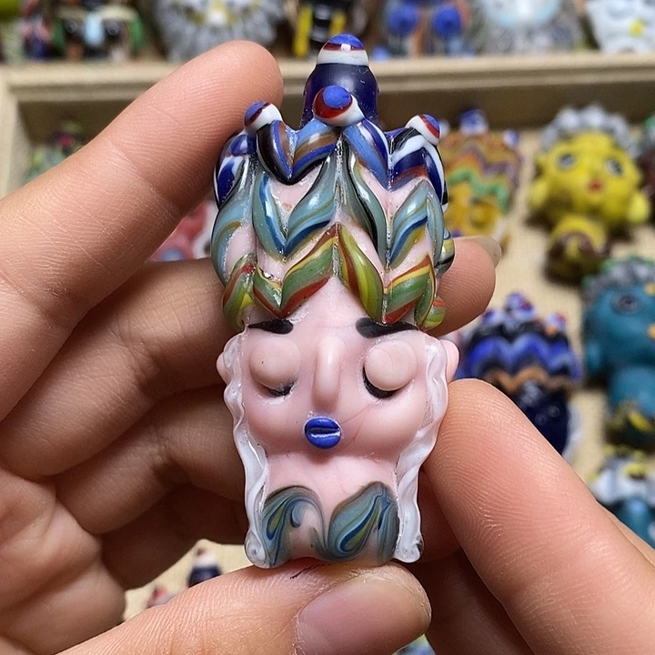 颈饰琉璃小天使娃055