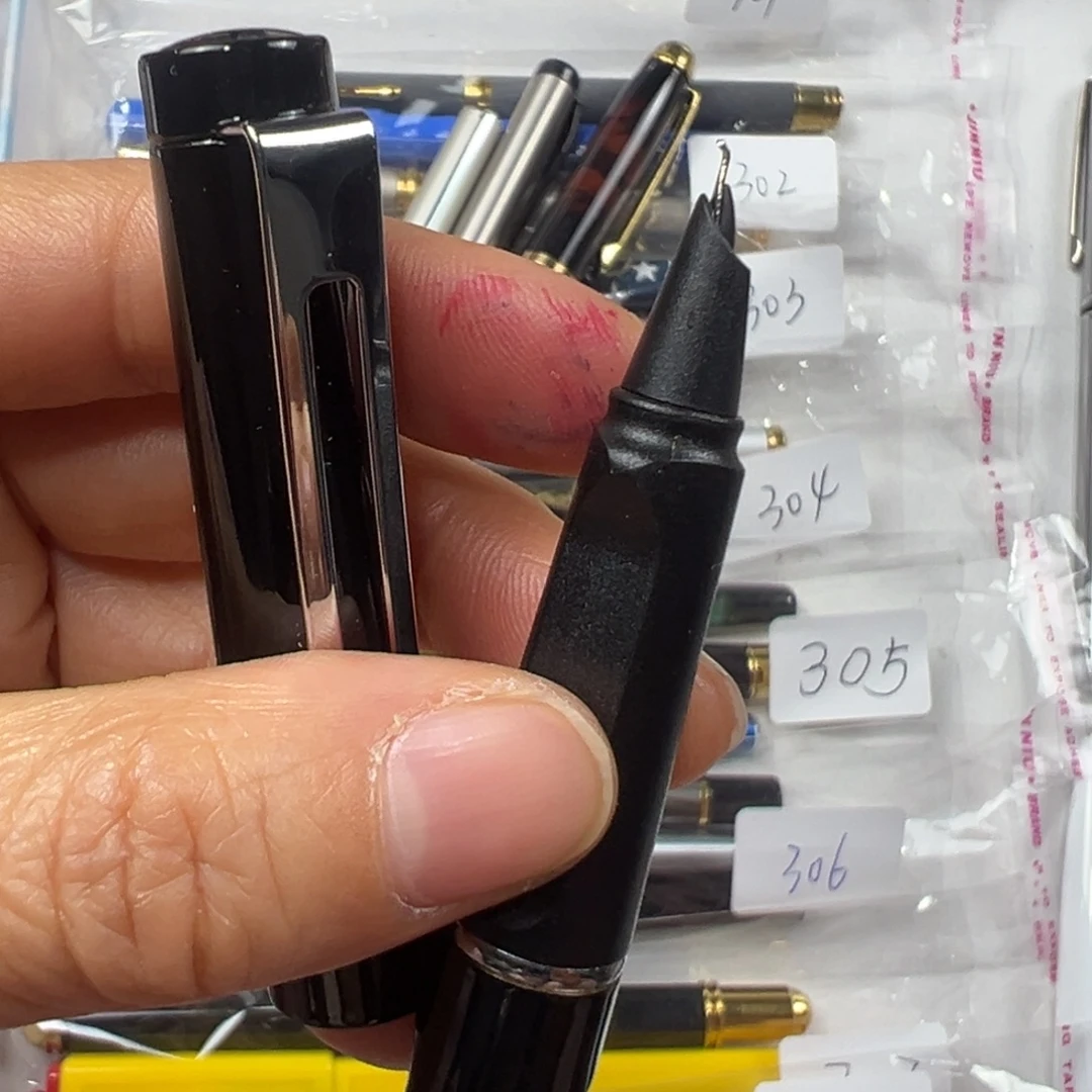 便携式0.7全铜暗尖弯尖美工