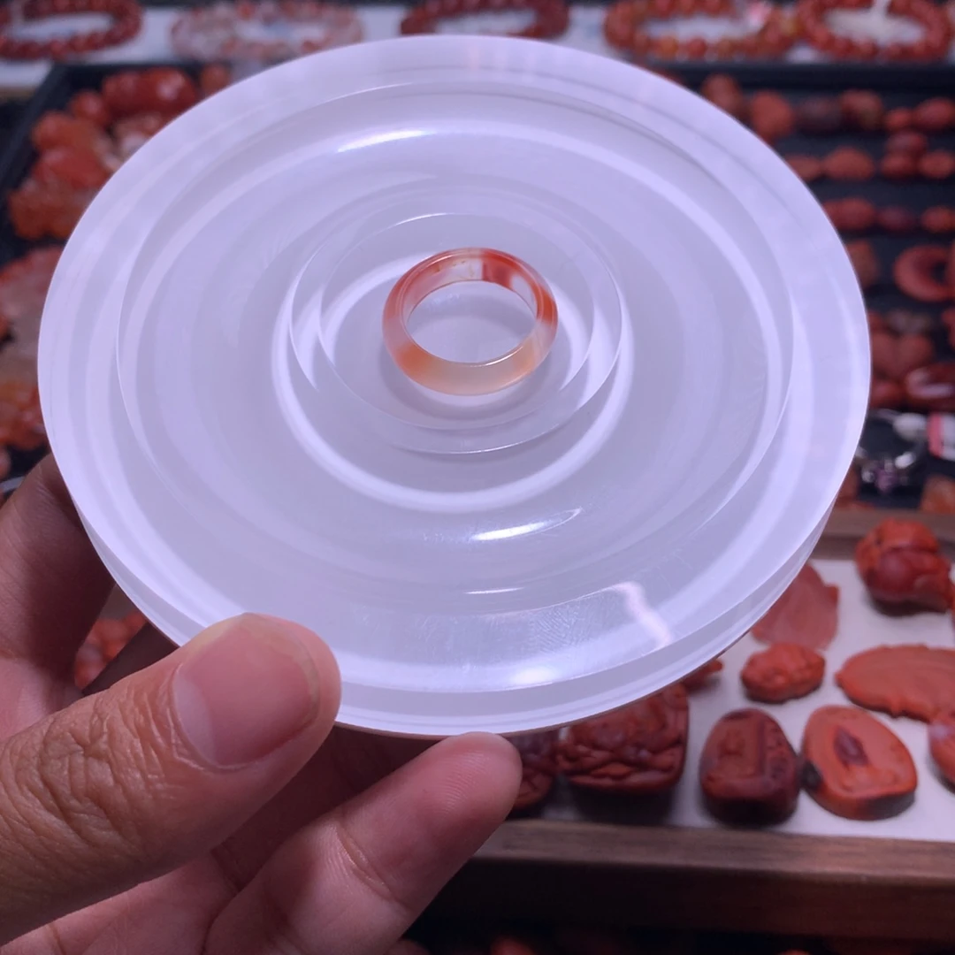 未镶嵌南红玛瑙珠宝半成品