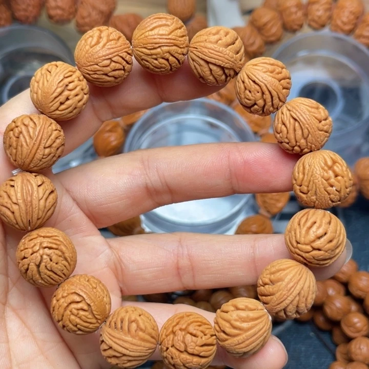 桃核手串龙纹桃核4