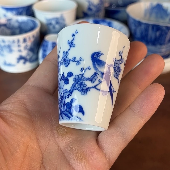 瓷片景德镇全手工手绘陶瓷