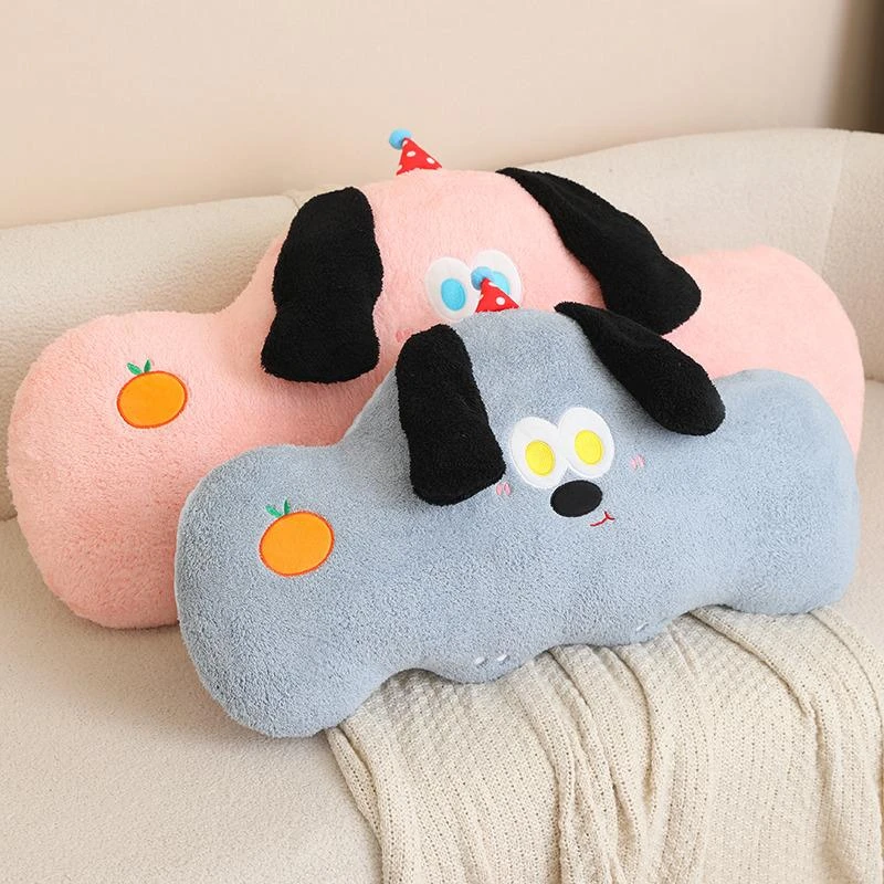 可爱云朵狗床头靠垫软包沙发靠背垫护腰靠枕榻榻米宿舍趴睡大抱枕