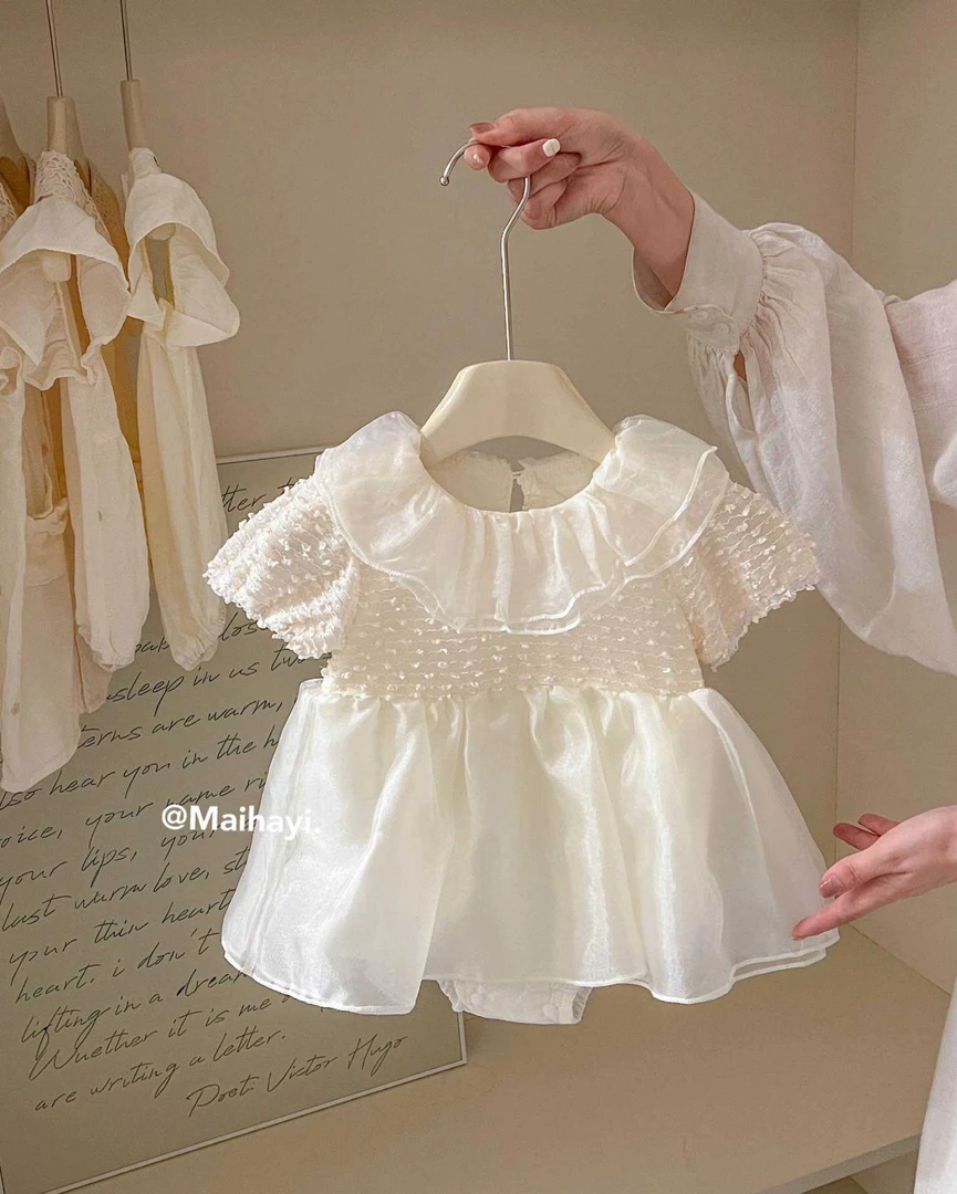 短袖男女童婴幼童新款背带精品童装