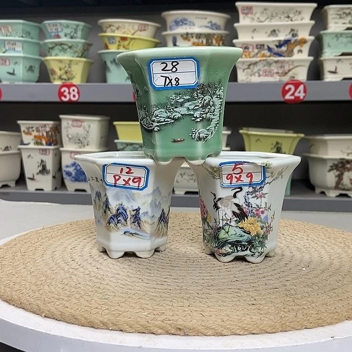 紫砂宜兴紫砂花盆