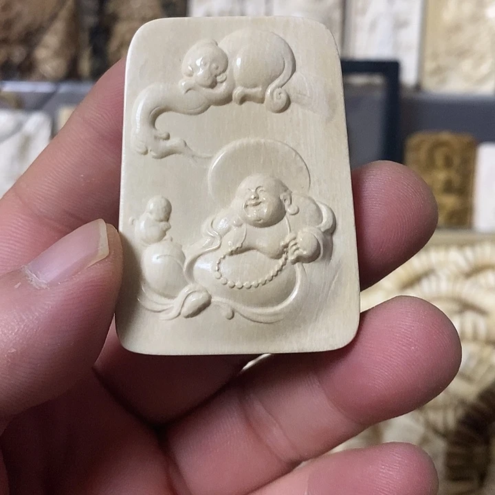 天然猛犸牙雕刻品