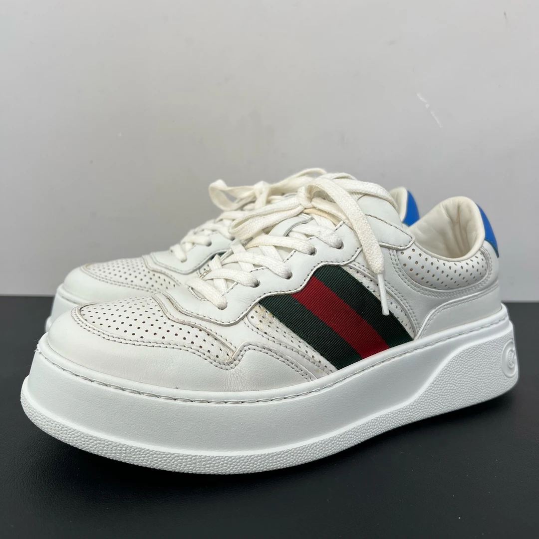 90新 GUCCI/古驰 40.5码/Chunky B休闲板鞋中古球鞋/无原盒