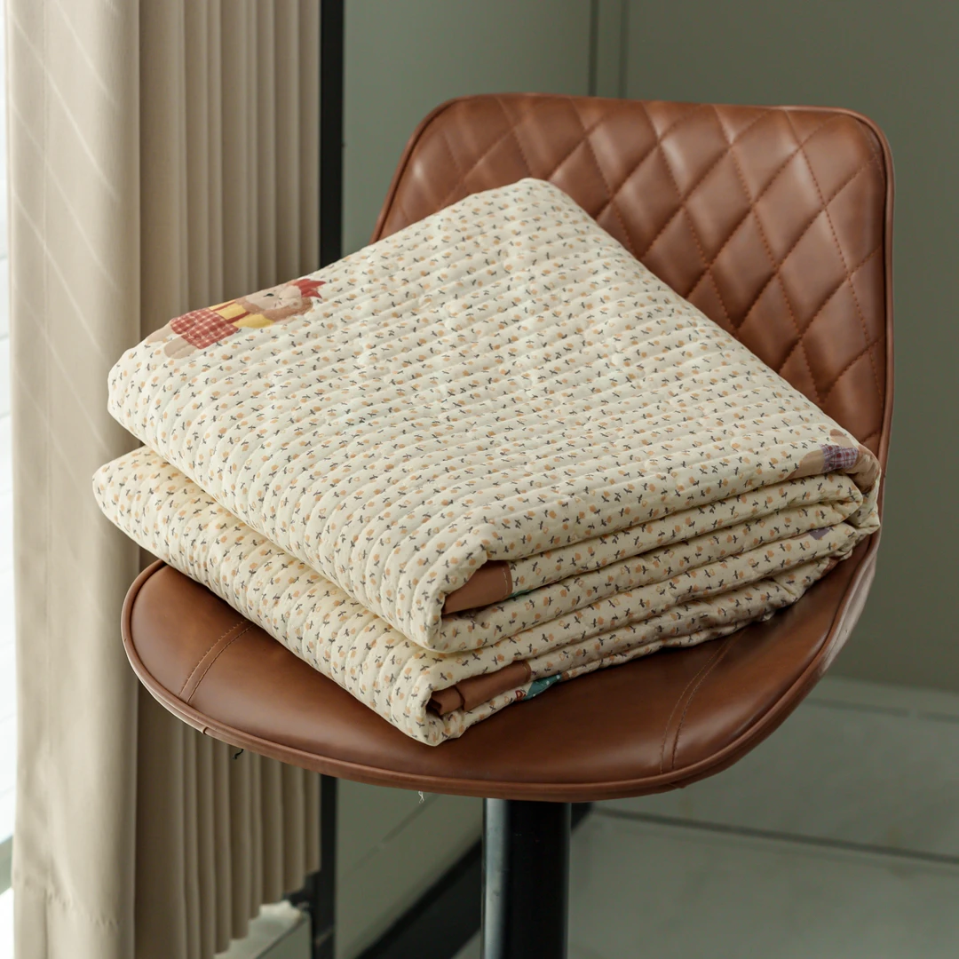 【京かわ会社】A类云纱棉床盖 200*230cm 狮子座