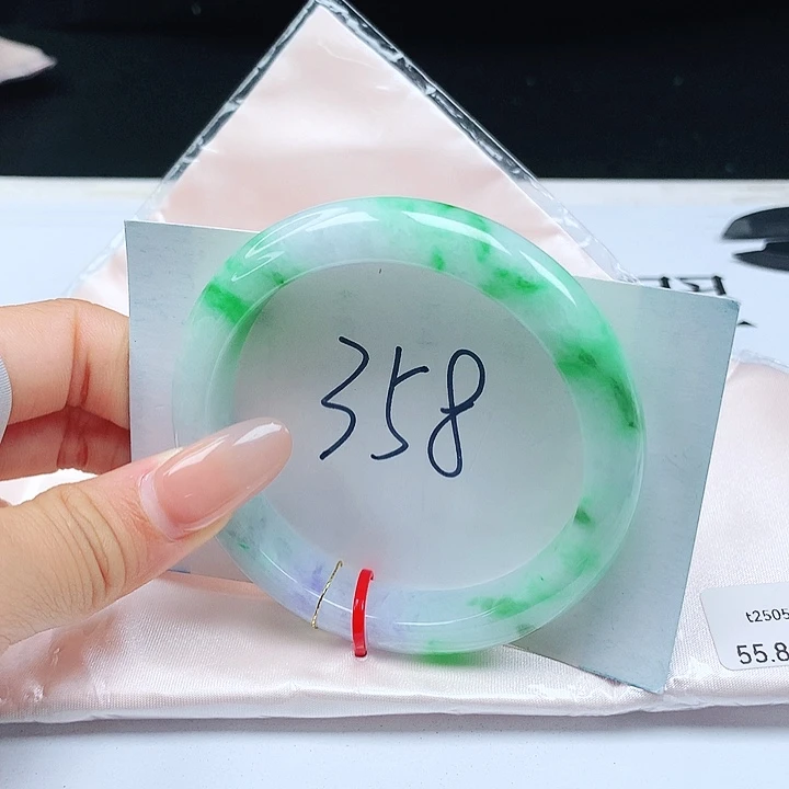 翡翠手镯未镶嵌55+正圈