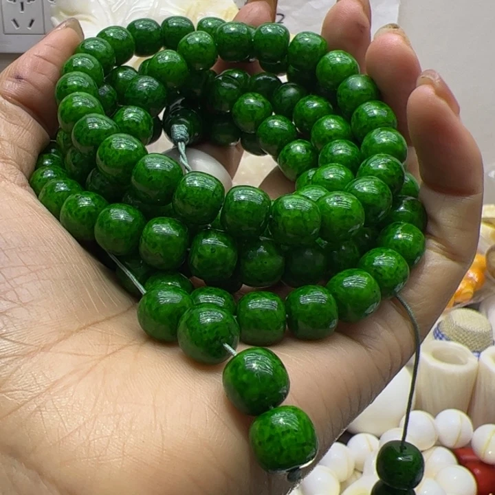 树脂非金属10/10绿秋脖挂