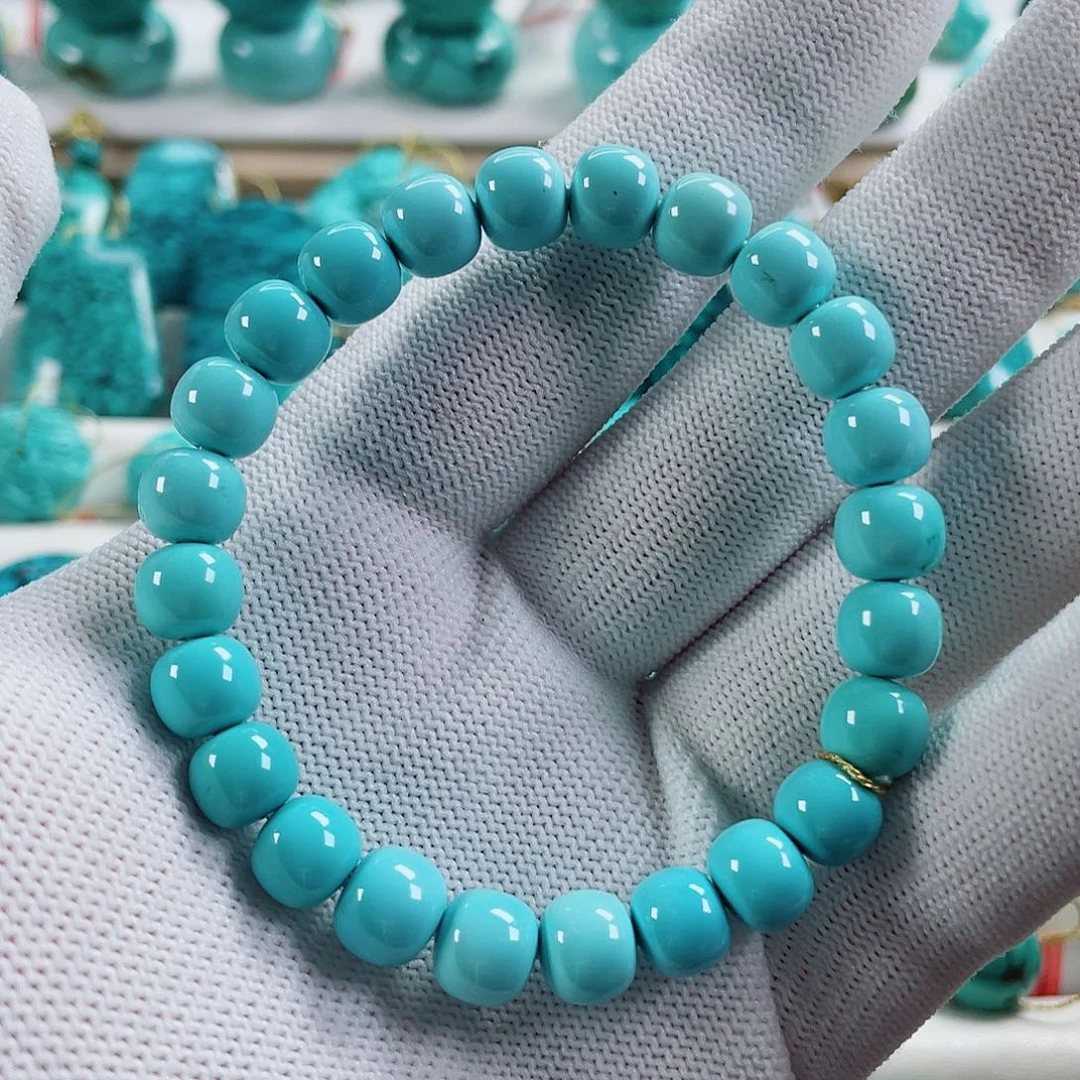 绿松石未镶嵌颈饰