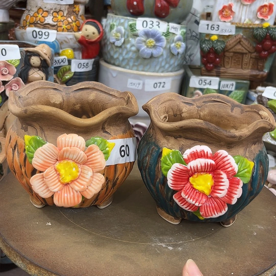 粗陶多肉花盆花盆