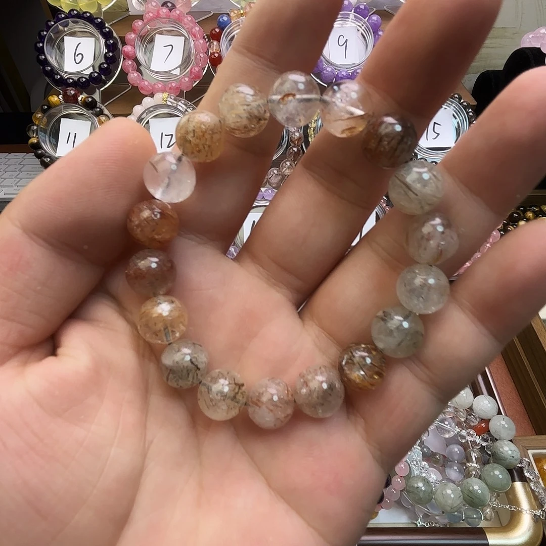 手链水晶未镶嵌天然水晶超七