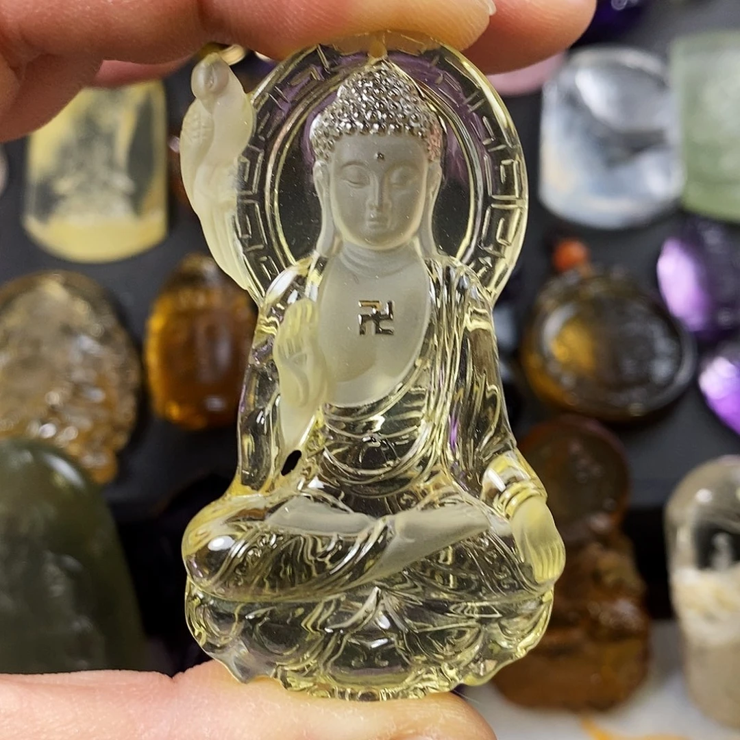 水晶天然水晶吊坠未镶嵌万**遂