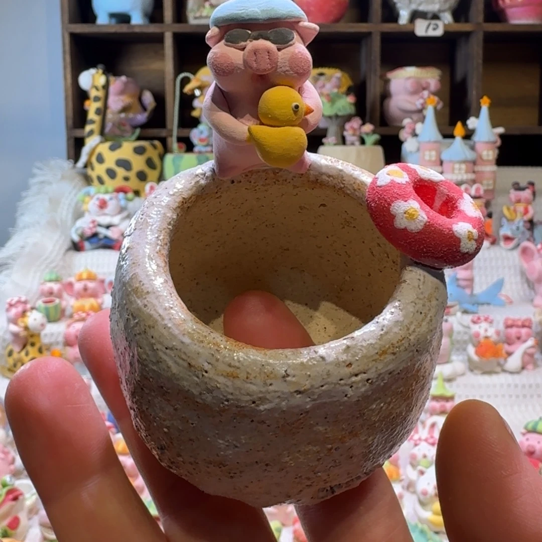 厂家直销手工花盆摆件