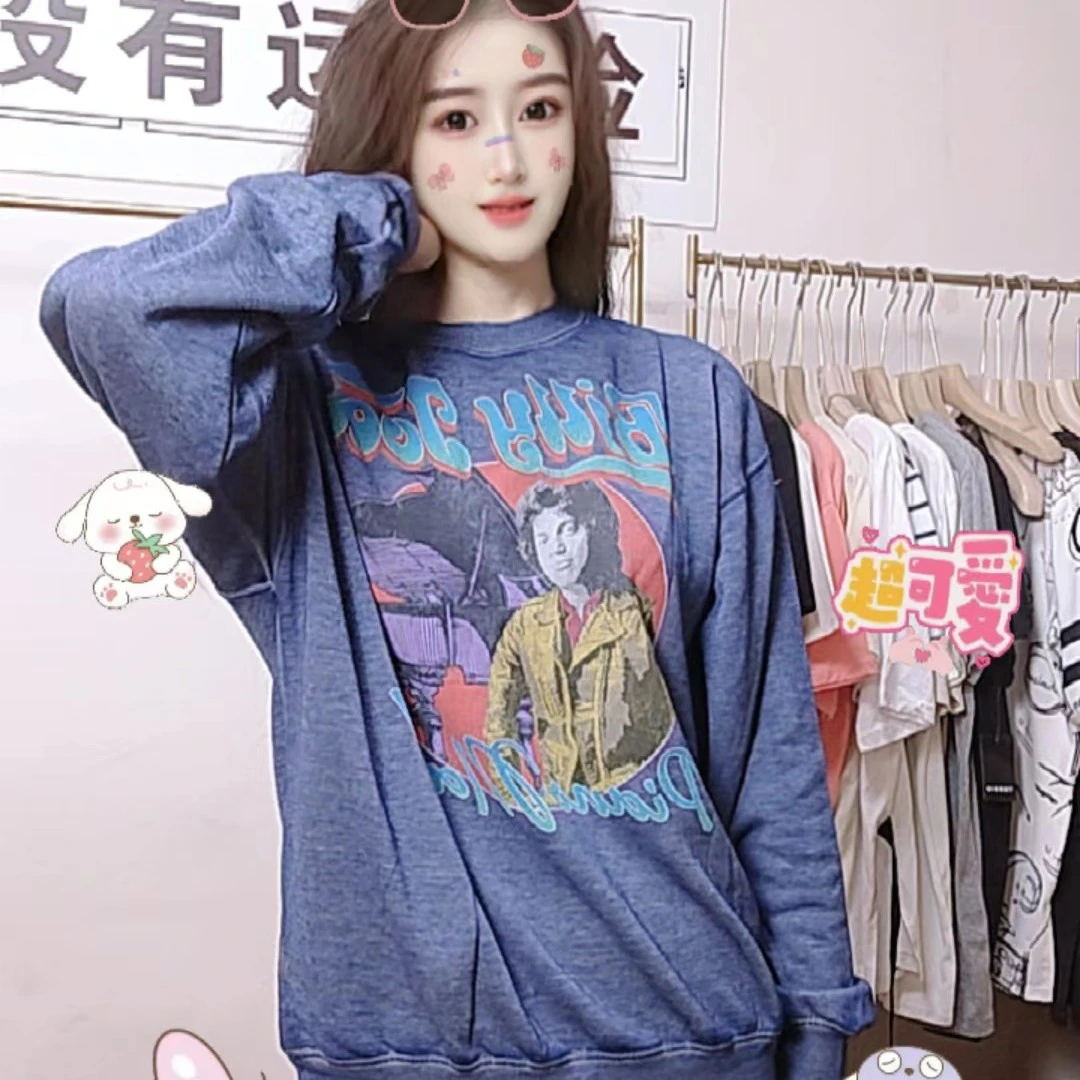 外贸休闲大板卫衣055