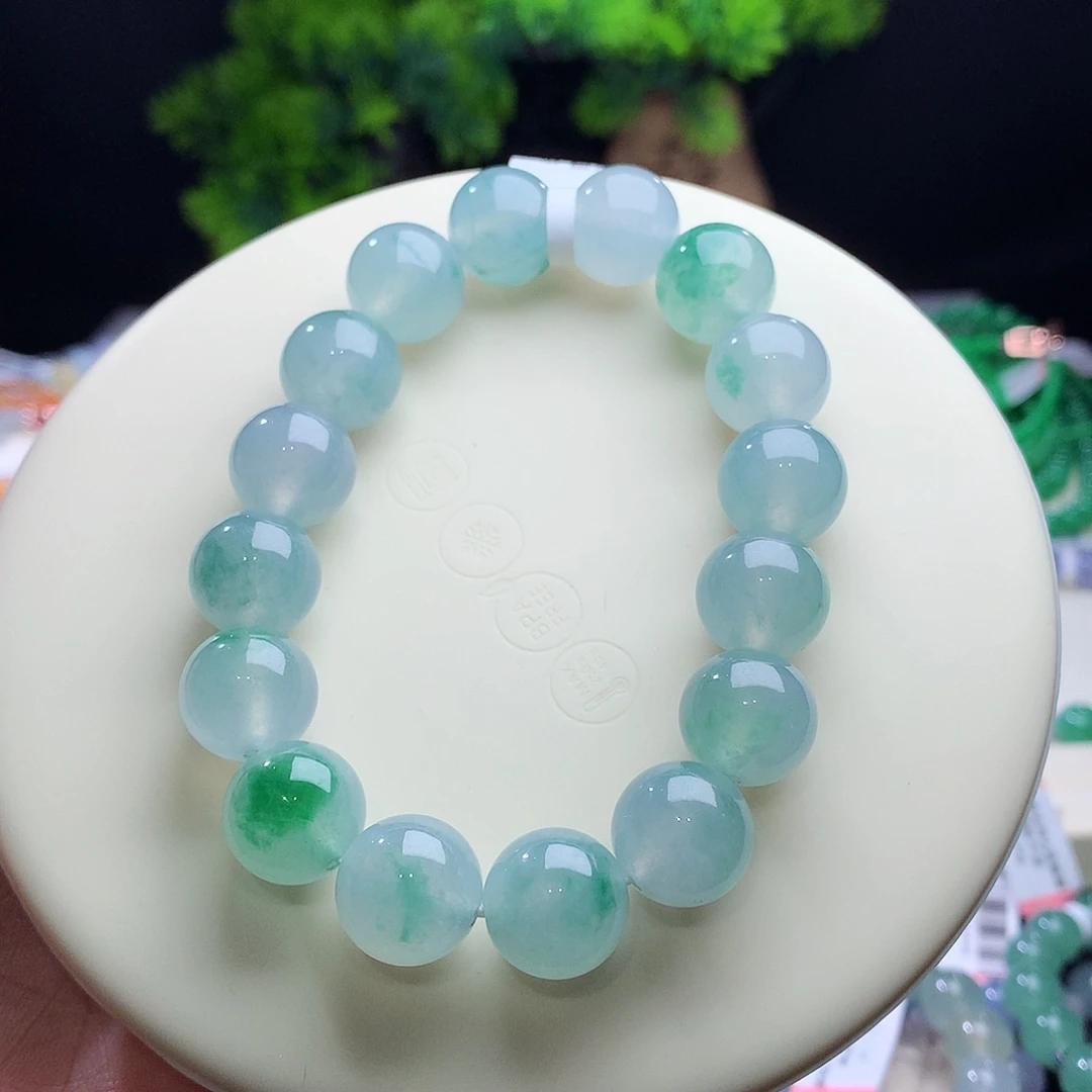 未镶嵌手串翡翠卡13mm