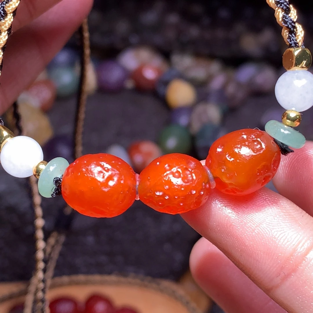 未镶嵌玛瑙/玉髓珠宝半成品