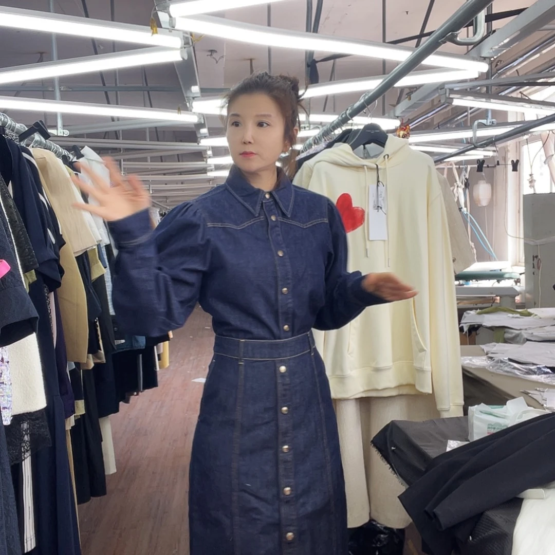 聚酯纤维美家牛仔半裙55