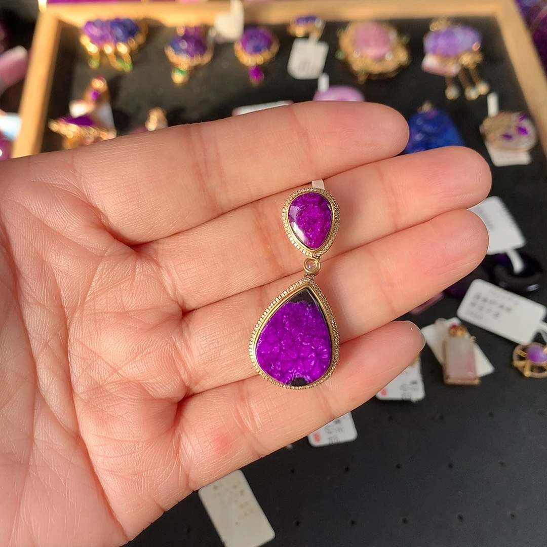 苏纪石（舒俱来）未镶嵌吊坠