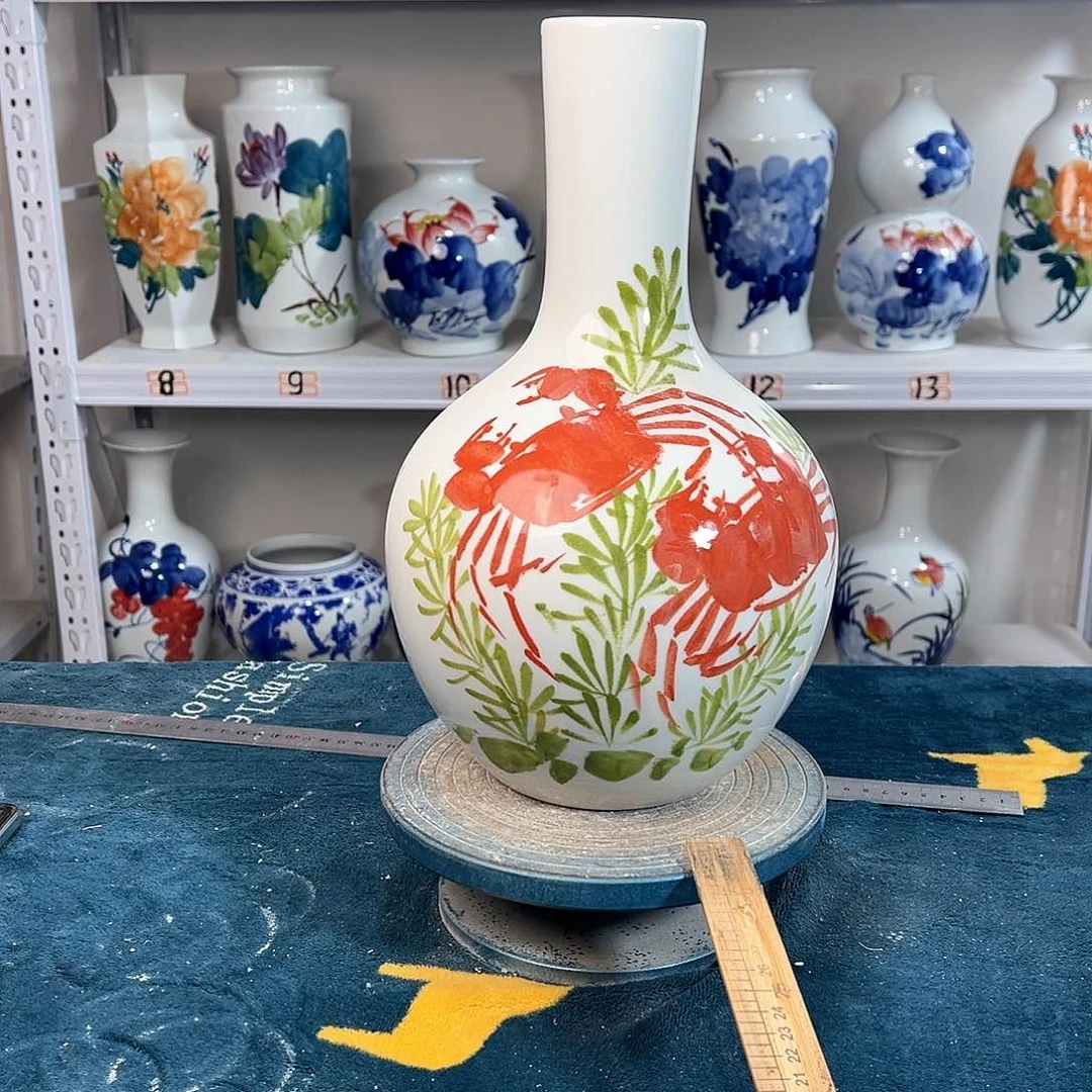 摆件景德镇陶瓷天八