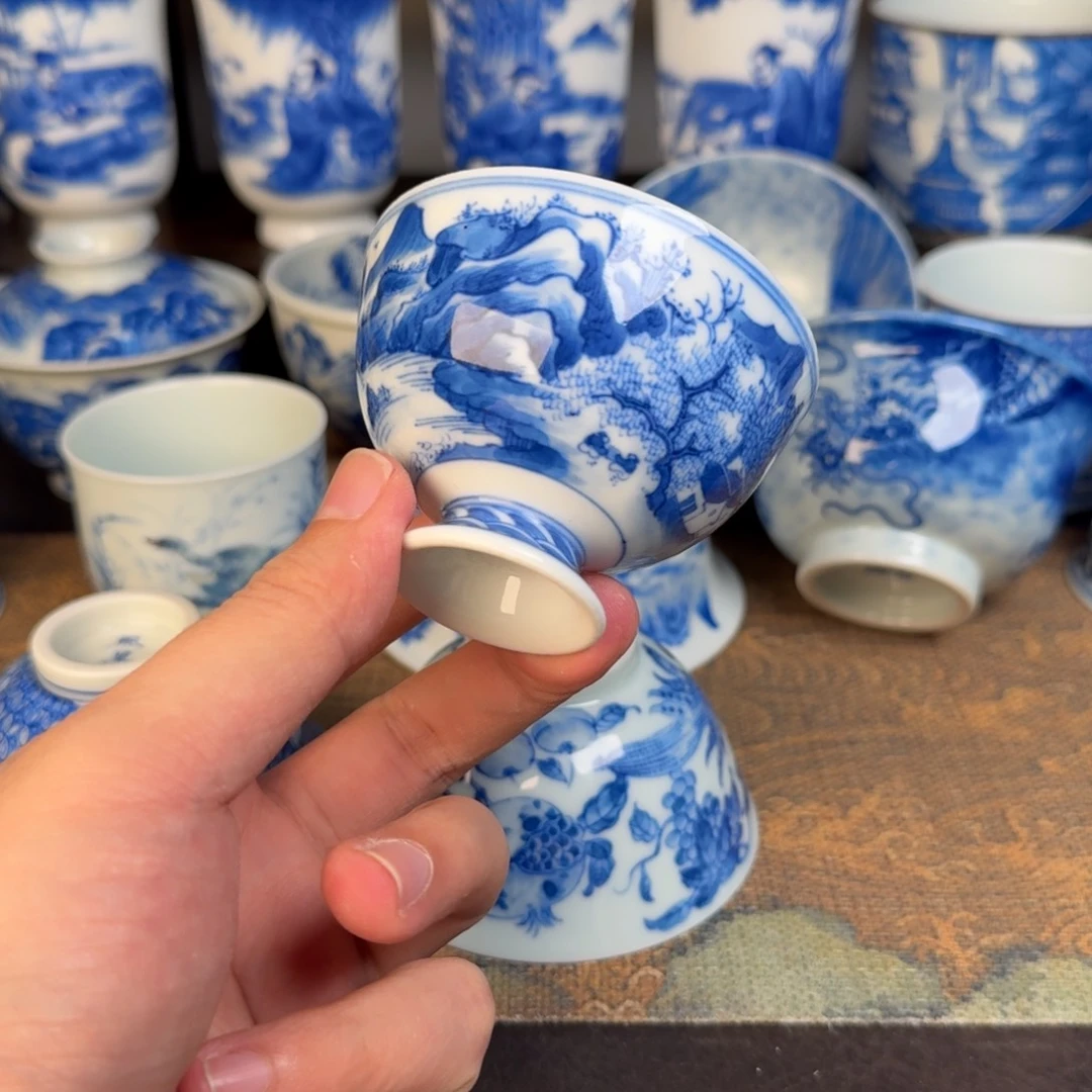 k***i景德镇现代手工手绘茶器