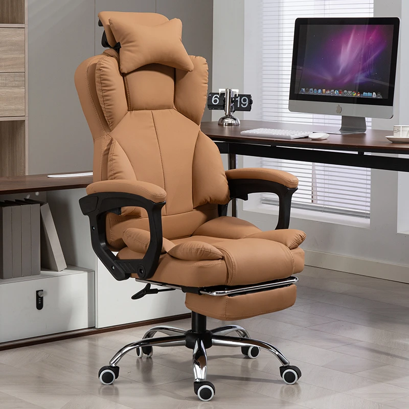 护腰坐姿椅人体工学椅防水老板椅大容量嵌入式办公椅好打理休闲椅