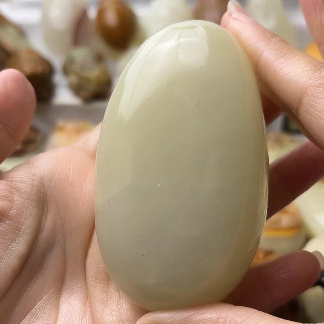 石材方解石手把摆件不退换原石