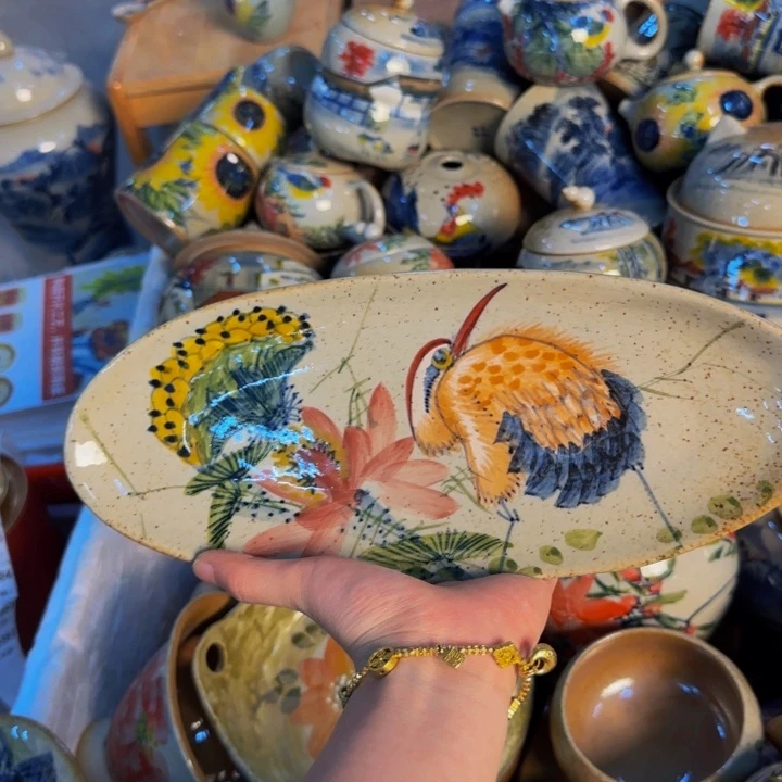 瓷片景德镇陶瓷手工手绘