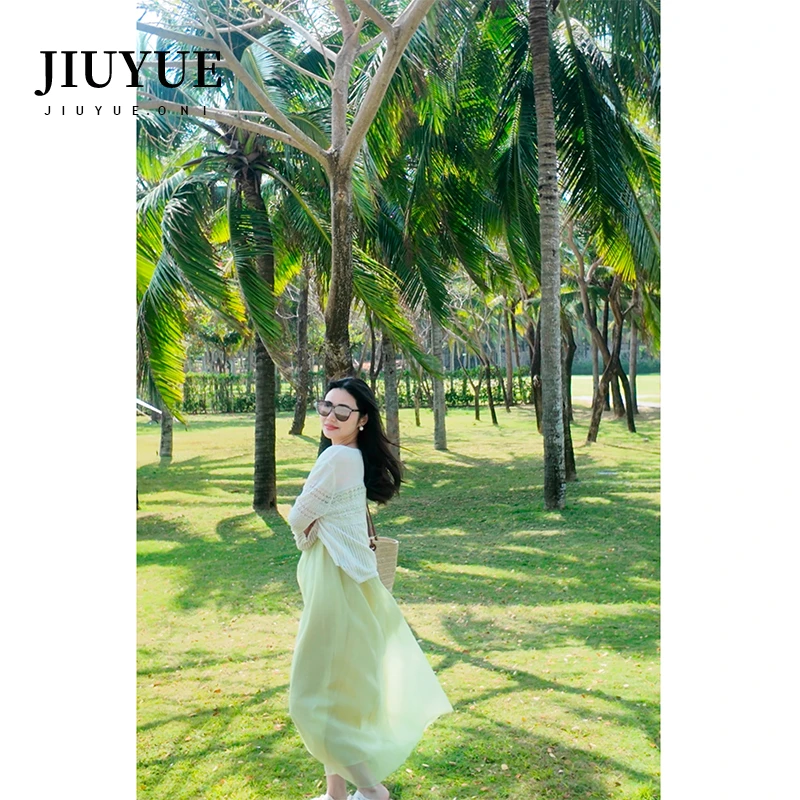 九月Oni【星河悸动】吊带宽松连衣裙女超显瘦气质设计感Q016B25