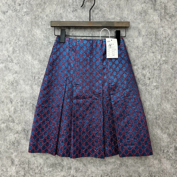 95新 GUCCI/古驰 满印细闪短裙
