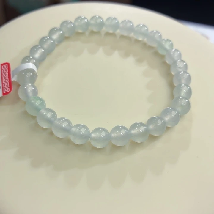 翡翠未镶嵌手链冰晴卡6.4