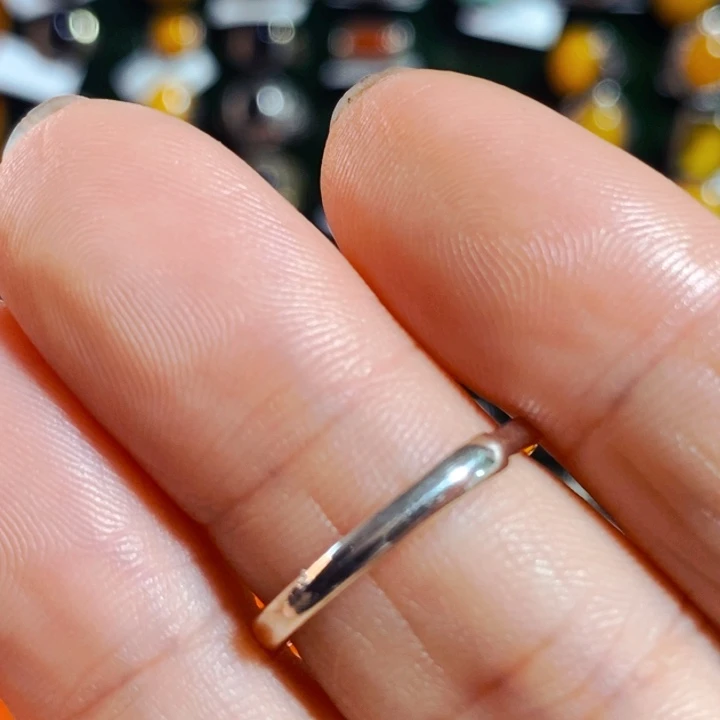 无925银三**麻戒指戒指