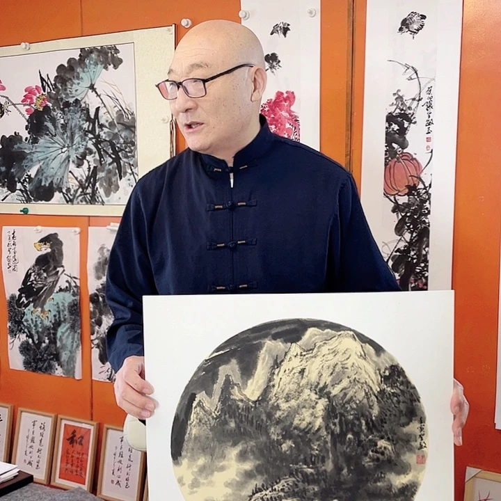 国画张圣敏先生纯手绘作品